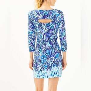 Lilly Pulitzer Zanzibar Zoo Hollee Dress Iris Blue Patterned Dress NWT